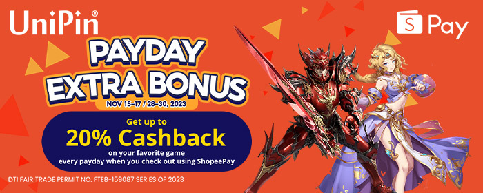 November ShopeePay Payday Extra Bonus (PH)